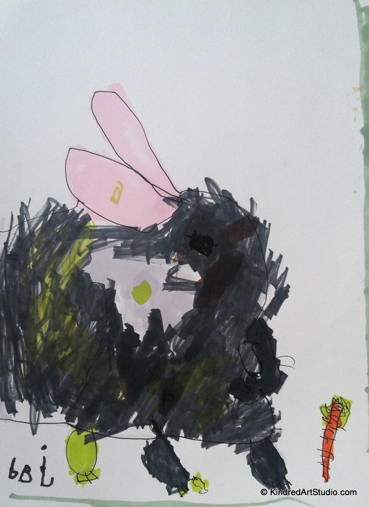 R is for Rabbit- Drawing through the Alphabet.