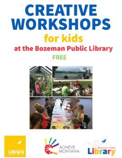 creative workshops Bozeman library image